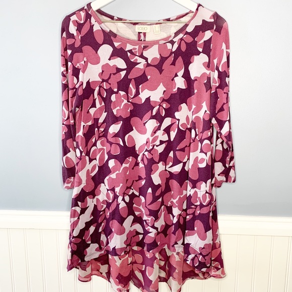 LOGO by Lori Goldstein Colorful Tunic